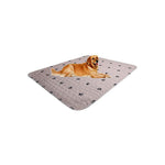Ajexen Pet Dog Paw Print Non-Slip Cushion – Soft Washable Dog Mat, Durable Pet Bed Pad for All Breeds