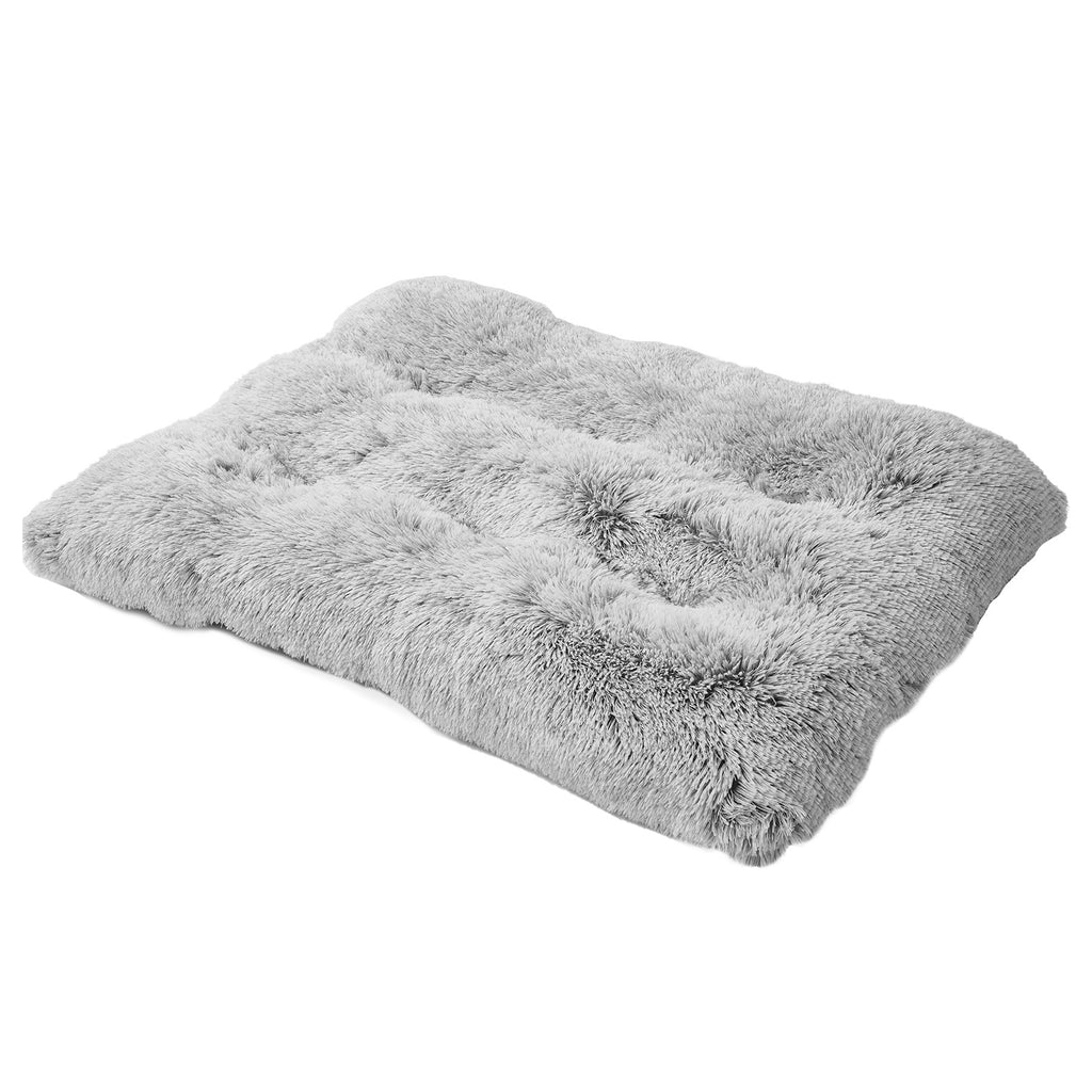 Ajexen Fluffy Dog Crate Pad – Plush Faux Fur Dog Bed, Calming Anti-Anxiety Cat & Dog Mat with Non-Slip Bottom, Washable Pet Crate Cushion