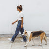 Ajexen Pet Dog Fashion Minimalist Slant Leash – Hands-Free Crossbody Leash, Adjustable Stylish Polyester Lead