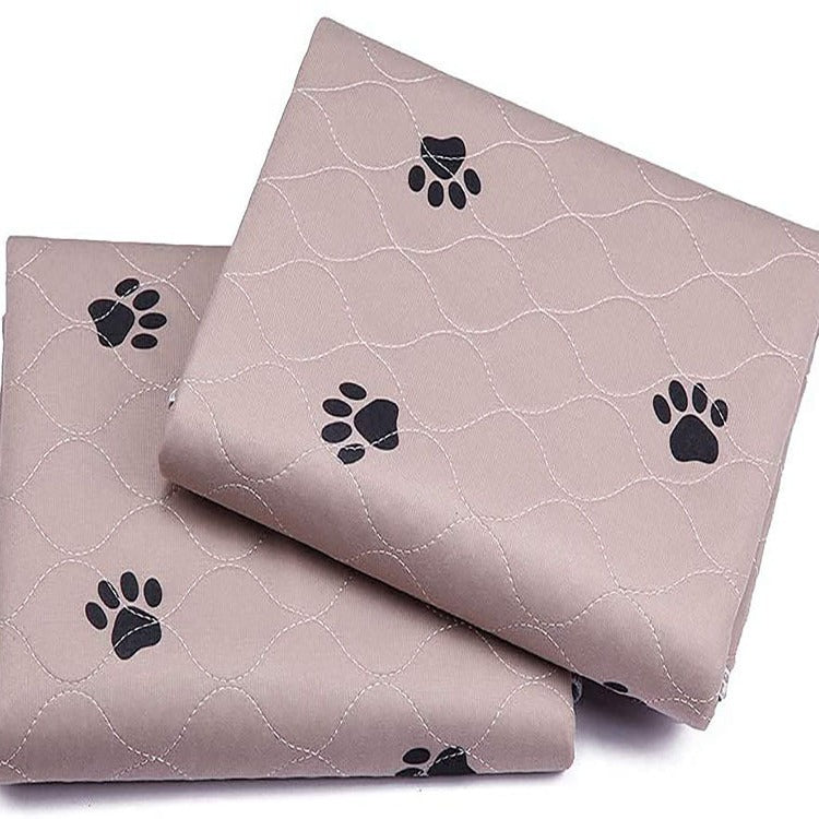 Ajexen Pet Dog Paw Print Non-Slip Cushion – Soft Washable Dog Mat, Durable Pet Bed Pad for All Breeds