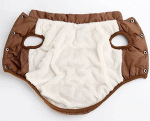 Ajexen Teddy Dog Clothes – Warm Cotton Pet Vest for Small & Medium Dogs, Autumn Winter Puppy Outfit
