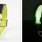 Ajexen Fiber Optic Waterproof LED Pet Collar – Rechargeable Magnetic Dog Collar with Reflective Night Safety
