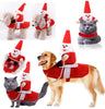 Ajexen Dog & Cat Christmas Clothes – Warm Pet Winter Outfit, Soft Cotton Holiday Coat for Small to Large Pets