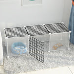 Ajexen Small Dog Indoor Isolation Fence Cage – Portable Pet Playpen, Safety Gate for Home Training