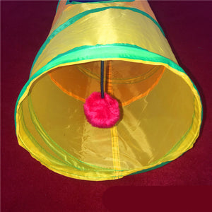 Ajexen Rainbow Cat Tunnel & Climbing Frame – Interactive Colorful Toy for Cats, Kittens