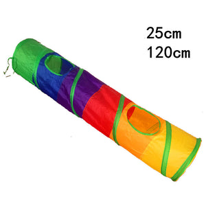 Ajexen Rainbow Cat Tunnel & Climbing Frame – Interactive Colorful Toy for Cats, Kittens