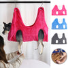 Ajexen Convenient Pet Grooming Hammock Helper – Velvet Restraint Bag for Cats & Dogs, Fur Care, Nail Trimming Aid