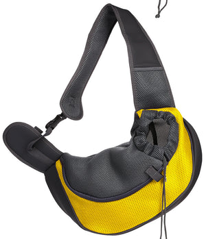Ajexen Small Dog & Cat Travel Bag | Breathable Pet Shoulder Carrier for Safe & Comfortable Journeys
