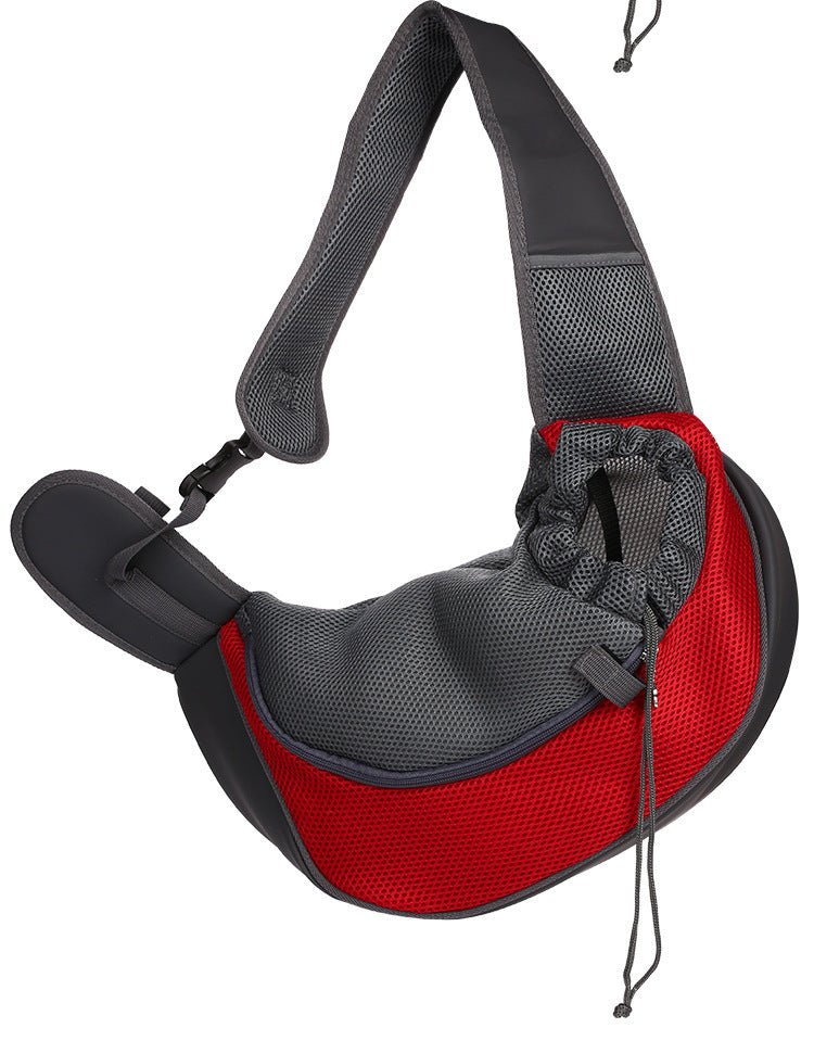 Ajexen Small Dog & Cat Travel Bag | Breathable Pet Shoulder Carrier for Safe & Comfortable Journeys