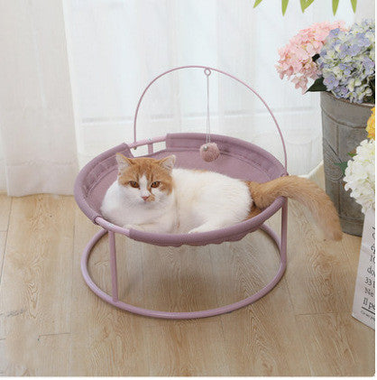 Ajexen Removable & Washable Cat Hammock Pet Bed – Cozy Elevated Nest for Cats & Small Dogs, All-Season Comfort