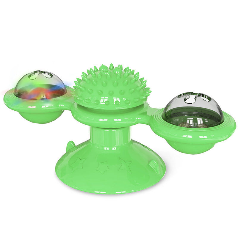 Ajexen Mint Ball Turntable Cat Toy – Interactive Funny Stick Set for Healthy Play & Exercise