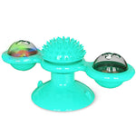 Ajexen Mint Ball Turntable Cat Toy – Interactive Funny Stick Set for Healthy Play & Exercise