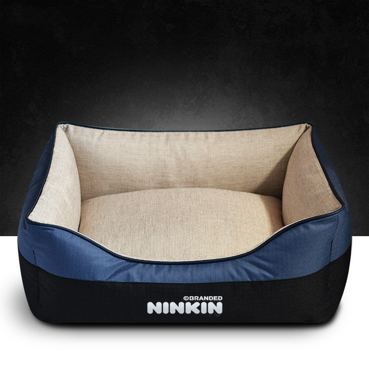 Ajexen Four Seasons Removable & Washable Dog Bed – Bichon, Pitbull, Schnauzer, Shiba Inu, Samoyed, Labrador, Golden Retriever