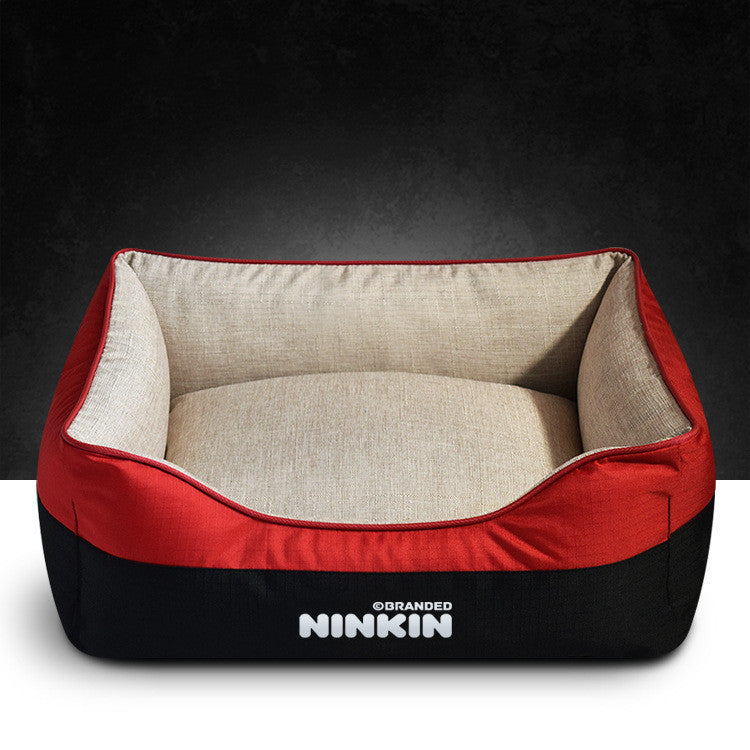 Ajexen Four Seasons Removable & Washable Dog Bed – Bichon, Pitbull, Schnauzer, Shiba Inu, Samoyed, Labrador, Golden Retriever