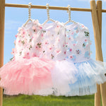 Ajexen Pet Dog Peach Blossom Skirt – Soft Cotton Princess Dress for Small & Medium Dogs | Cute Pet Clothing