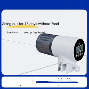 Ajexen Intelligent Fish Tank Feeder | Automatic Aquarium Feeder with Timer & USB Charging