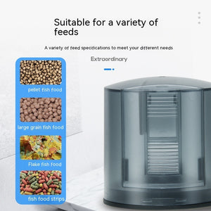 Ajexen Intelligent Fish Tank Feeder | Automatic Aquarium Feeder with Timer & USB Charging