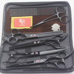 Ajexen Pet Grooming Scissors Set – Professional Stainless Steel Dog & Cat Hair Cutting Kit