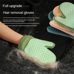 Ajexen Cat & Dog Grooming Glove – Pet Hair Remover Mitt for Shedding, Bathing & Massage