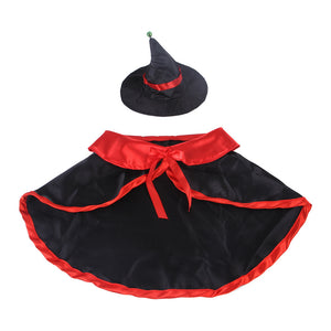 Ajexen Halloween Cloak Suit for Dogs – Cute Pet Costume with Hat, British Style Transformation Outfit for Small & Medium Dogs