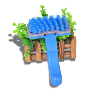 Ajexen Self-Cleaning Pet Brush Comb for Dogs & Cats – Grooming Tool for Hair Removal, Massage & Shedding Control