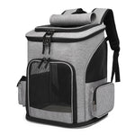 Ajexen Extendable Pet Bag Backpack – Large Capacity Foldable Carrier for Cats & Dogs, Travel-Friendly Design