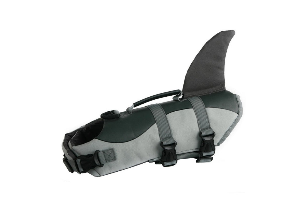 Ajexen Outdoor Pet Life Jacket – Dog Swimming Clothes, Safety Vest with Shark, Clownfish & Mermaid Design