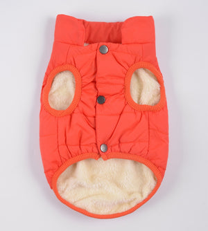 Ajexen Teddy Dog Clothes – Warm Cotton Pet Vest for Small & Medium Dogs, Autumn Winter Puppy Outfit