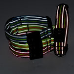 Ajexen Fiber Optic Waterproof LED Pet Collar – Rechargeable Magnetic Dog Collar with Reflective Night Safety