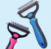Ajexen Stainless Steel Pet Knot Comb – Hair Removal & Detangling Brush for Dogs & Cats, Double/Single-Sided Grooming Tool