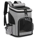 Ajexen Extendable Pet Bag Backpack – Large Capacity Foldable Carrier for Cats & Dogs, Travel-Friendly Design