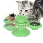 Ajexen Cat Rotating Windmill Toy – Multi-Function Scratcher, Catnip, Teeth Cleaning & Interactive Play