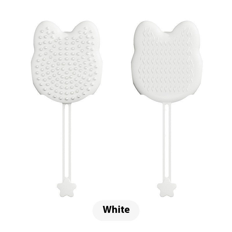 Ajexen Pet Bath & Grooming Gloves – Double-Sided Hair Removal & Massage Comb for Cats & Dogs