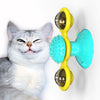 Ajexen Cat Rotating Windmill Toy – Multi-Function Scratcher, Catnip, Teeth Cleaning & Interactive Play