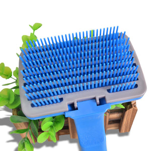 Ajexen Self-Cleaning Pet Brush Comb for Dogs & Cats – Grooming Tool for Hair Removal, Massage & Shedding Control