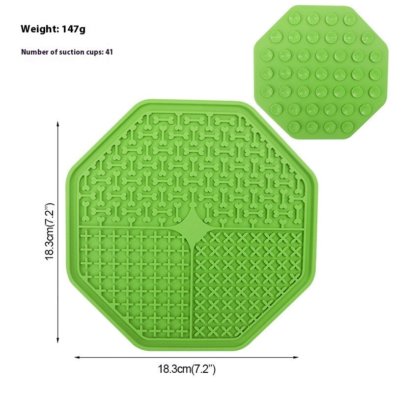 Silicone Pet Licking Mat – Slow Feeder, Shower Distraction & Anxiety Relief with Suction Cups for Dogs & Cats