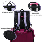 Ajexen Multifunctional Pet Travel Storage Bag – Oxford Cloth, Large-Capacity Organizer for Outdoor Trips, Purple