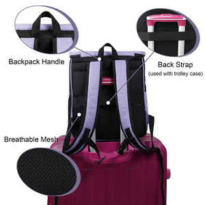 Ajexen Multifunctional Pet Travel Storage Bag – Oxford Cloth, Large-Capacity Organizer for Outdoor Trips, Purple