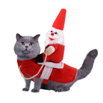 Ajexen Dog & Cat Christmas Clothes – Warm Pet Winter Outfit, Soft Cotton Holiday Coat for Small to Large Pets
