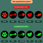 Ajexen Charging Projection Cat Teasing Flashlight – USB Rechargeable Stainless Steel Interactive Cat Toy Light