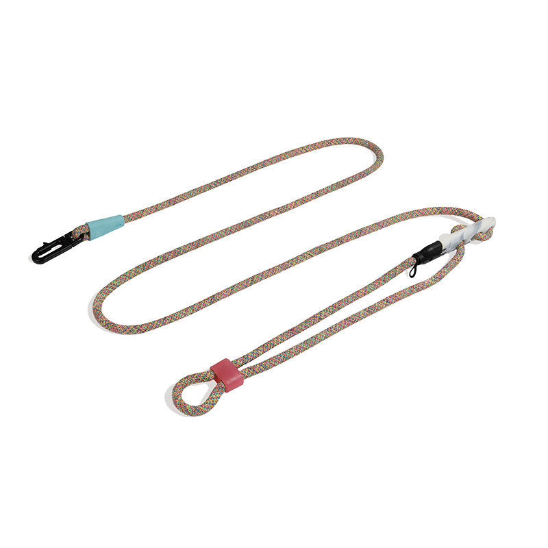 Ajexen Pet Dog Fashion Minimalist Slant Leash – Hands-Free Crossbody Leash, Adjustable Stylish Polyester Lead