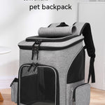 Ajexen Extendable Pet Bag Backpack – Large Capacity Foldable Carrier for Cats & Dogs, Travel-Friendly Design