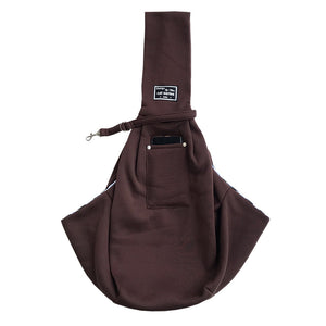 Ajexen New Pet Out Crossbody Shoulder Cat Bag – Soft Cotton & Fleece Pet Carrier with Mobile Phone Pocket, Stylish Travel Sling