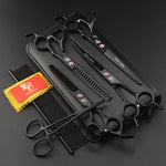 Ajexen Pet Grooming Scissors Set – Professional Stainless Steel Dog & Cat Hair Cutting Kit