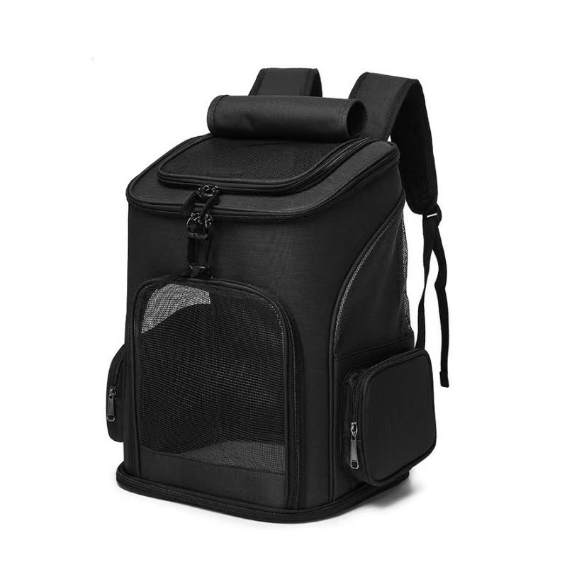 Ajexen Extendable Pet Bag Backpack – Large Capacity Foldable Carrier for Cats & Dogs, Travel-Friendly Design