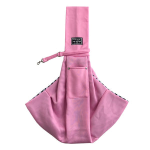Ajexen New Pet Out Crossbody Shoulder Cat Bag – Soft Cotton & Fleece Pet Carrier with Mobile Phone Pocket, Stylish Travel Sling