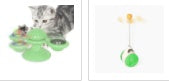 Ajexen Cat Rotating Windmill Toy – Multi-Function Scratcher, Catnip, Teeth Cleaning & Interactive Play
