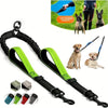 Ajexen Dual Dog Leash with Waist Belt – Explosion-Proof Nylon Rope for Large Dogs, Hands-Free Walking