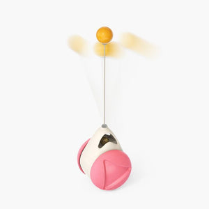 Ajexen Cat Rotating Windmill Toy – Multi-Function Scratcher, Catnip, Teeth Cleaning & Interactive Play