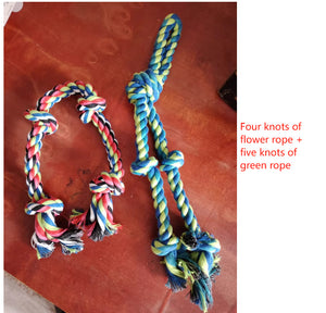 Ajexen Durable Dog Rope Toy – Teeth Cleaning, Tug of War, Interactive Chew Toy for Aggressive Chewers